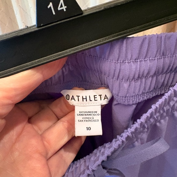 Athleta Lavender Drawstring Jogger Pants - Picture 4 of 4